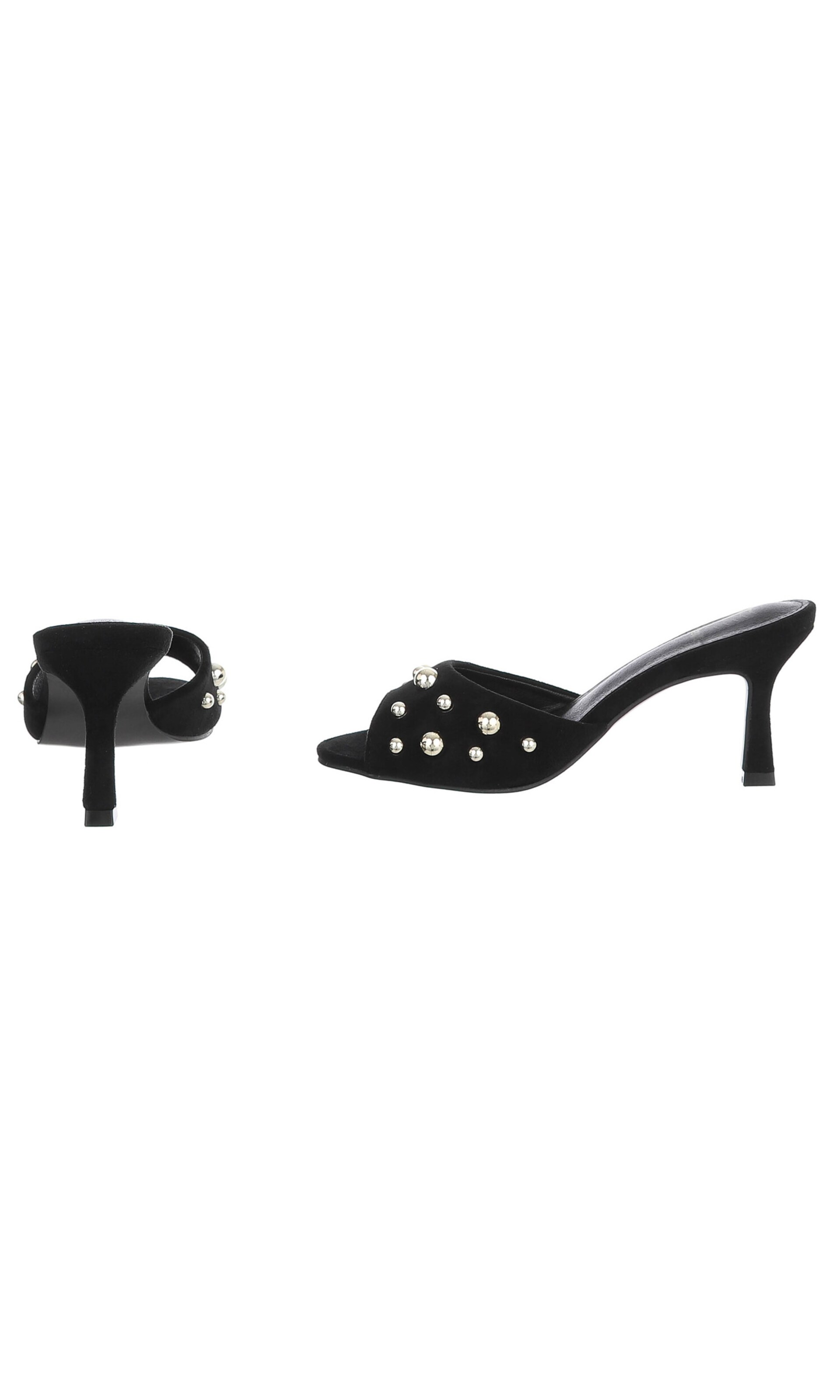 Ital-Design Pantolette in Schwarz