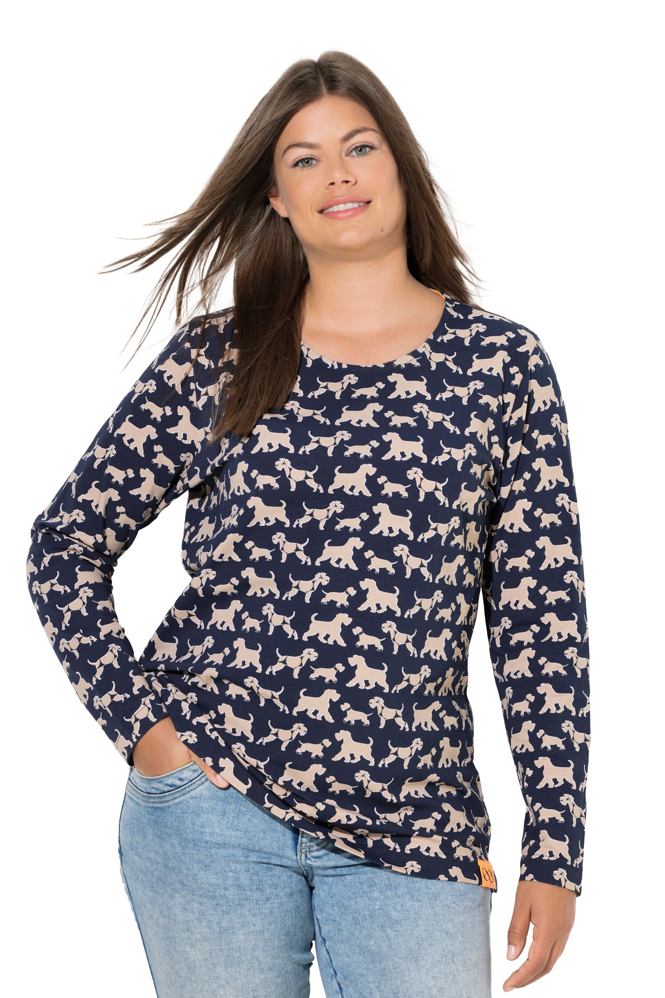 LAURASØN Shirt in Blauw: voorkant