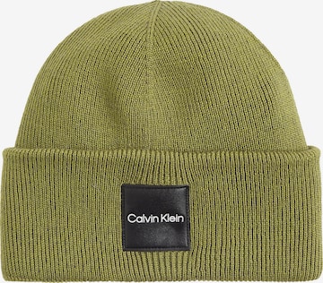 Calvin Klein Čepice – zelená: přední strana