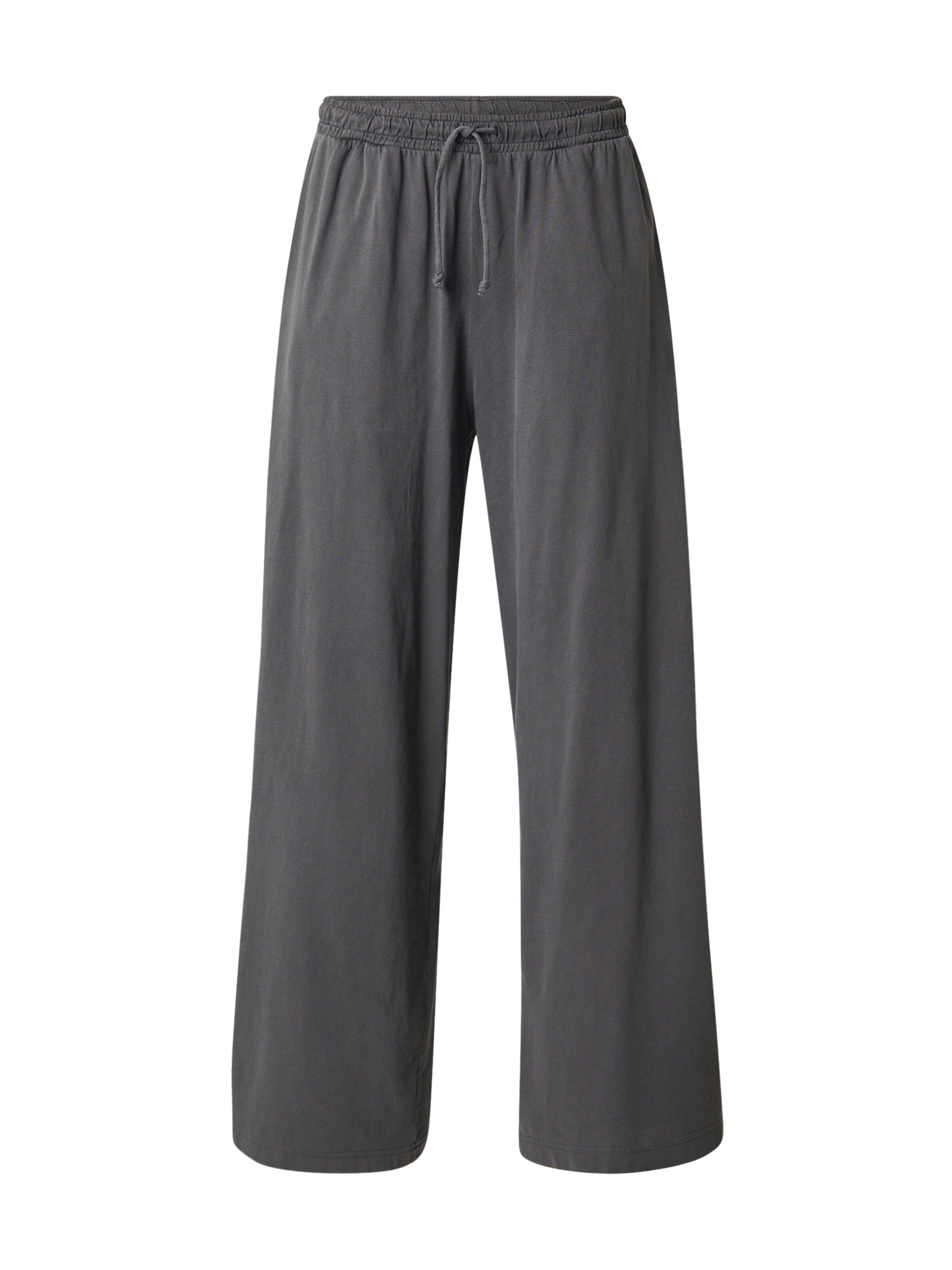 Wide Leg Pantalon 'Davina' WEEKDAY en gris : devant