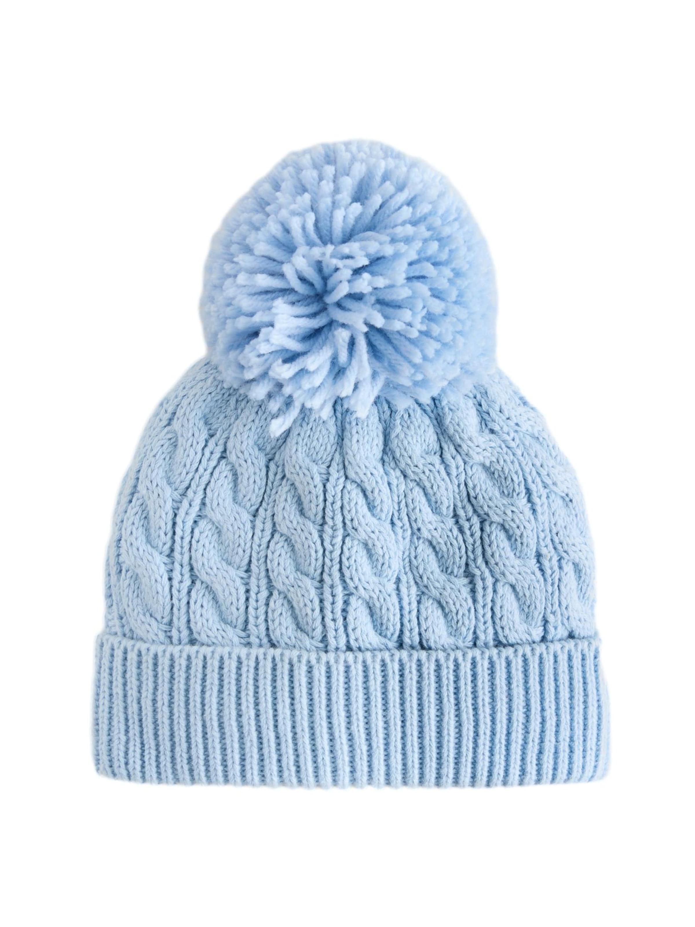 mėlyna Next Megzta kepurė: priekis