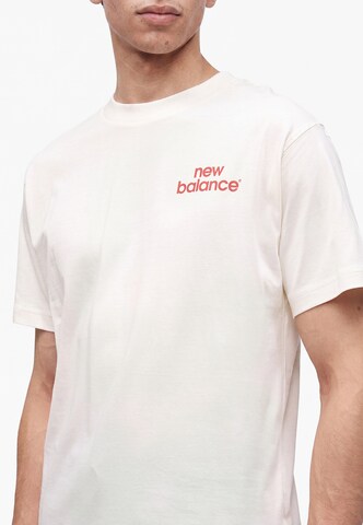 T-Shirt new balance en beige