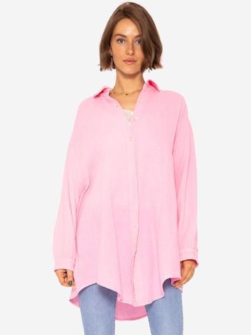 SASSYCLASSY Bluza | roza barva: sprednja stran