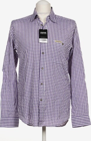 STOCKERPOINT Button Up Shirt in M in Purple: front