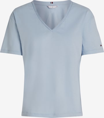TOMMY HILFIGER Majica | modra barva: sprednja stran