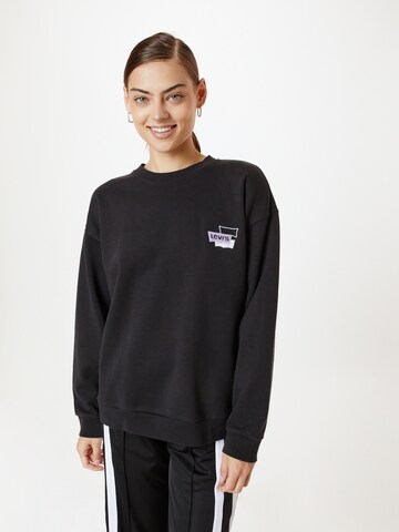 LEVI'S ® Sweatshirt 'Salinas' i svart: framsida