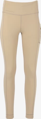 ENDURANCE Skinny Workout Pants 'Thadea' in Beige: front