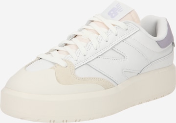 Sneaker bassa 'CT302' di new balance in bianco: frontale