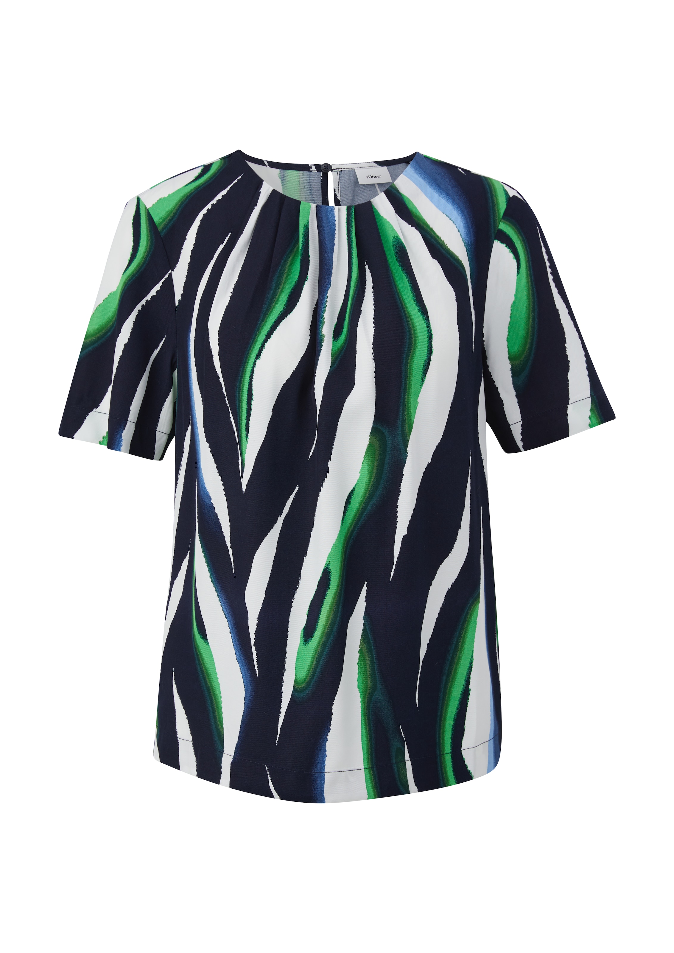 s.Oliver BLACK LABEL Halenka – modrá: přední strana