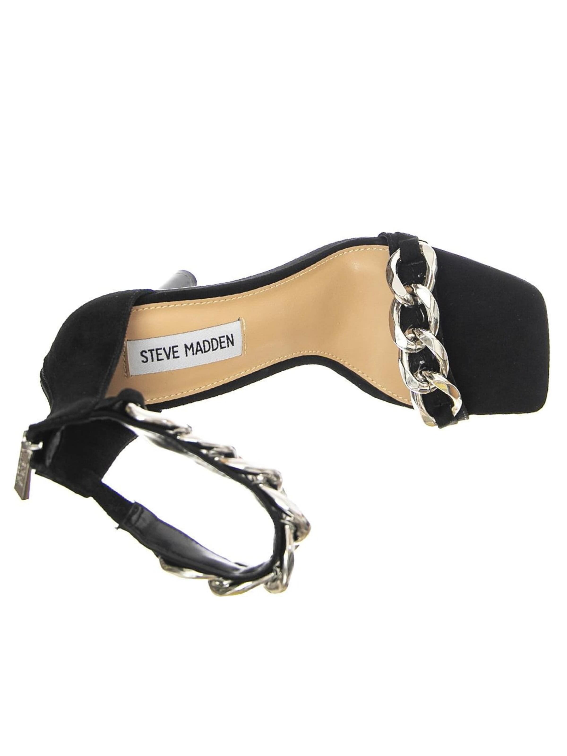 Sandalo 'Womens Joisted Black Sued Sandals' di STEVE MADDEN in nero