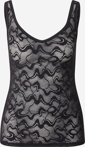 SLOGGI - Camiseta térmica 'GO Allround Lace' en negro: frente