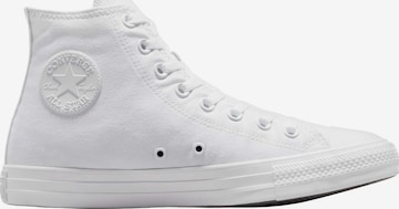 CONVERSE Hög sneaker 'Converse Chuck Taylor All Star Canvas' i vit: framsida