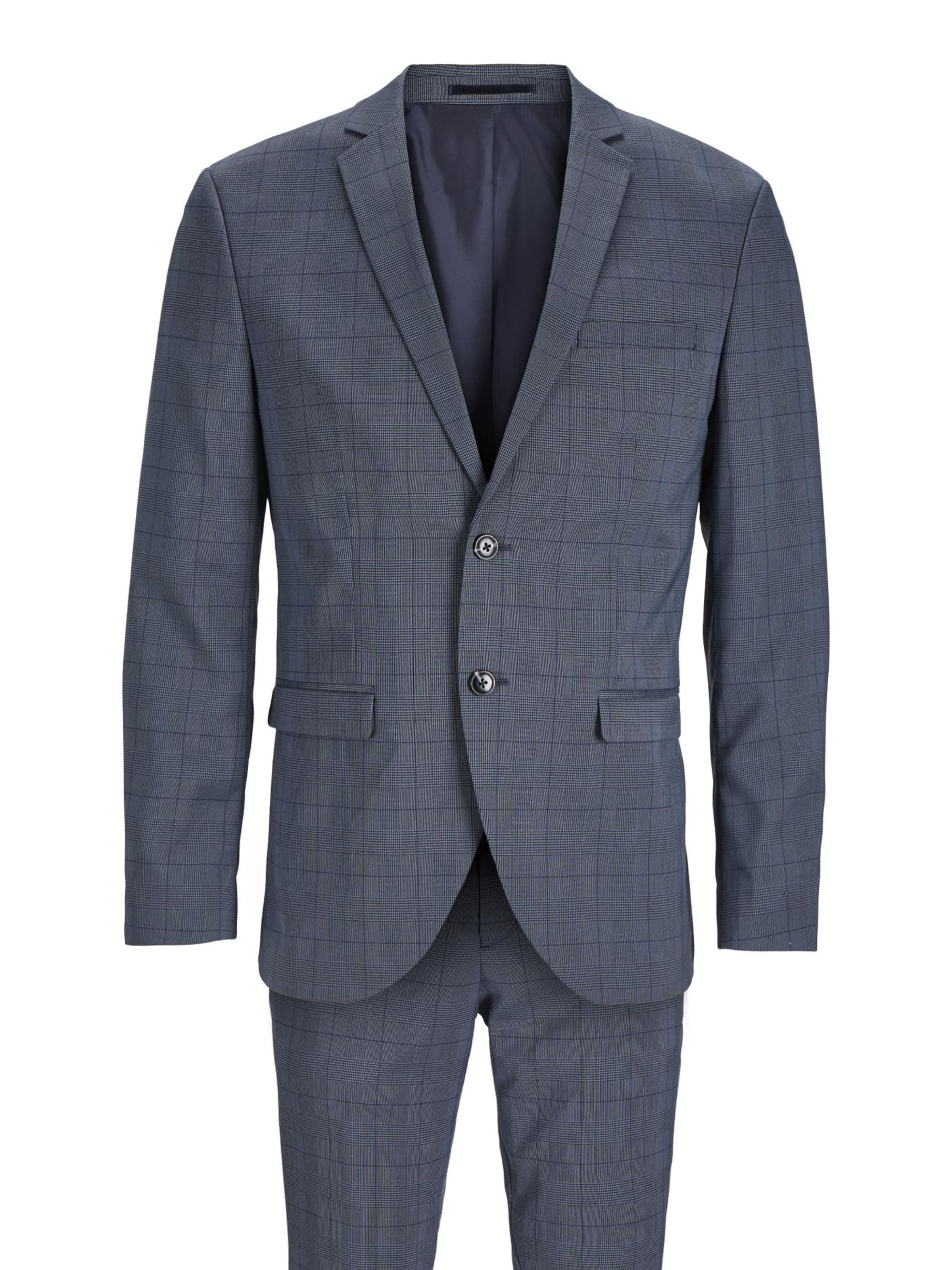 JACK & JONES Slim fit Suit 'FRANCO' in Grey
