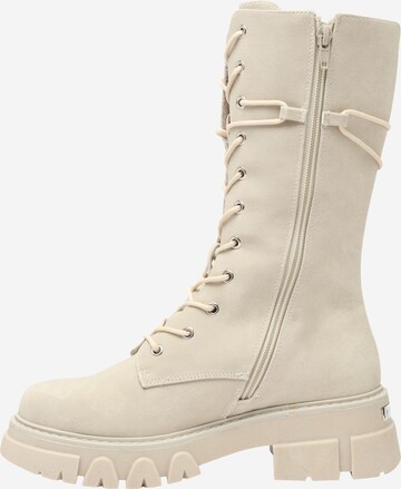Dockers by Gerli Lace-Up Boots in Beige