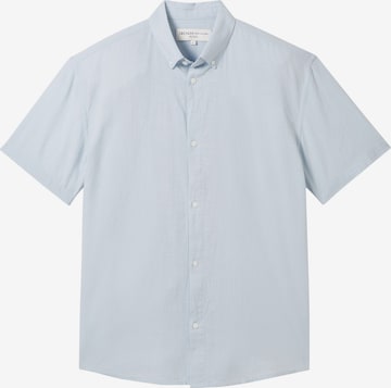 Coupe regular Chemise TOM TAILOR DENIM en bleu : devant