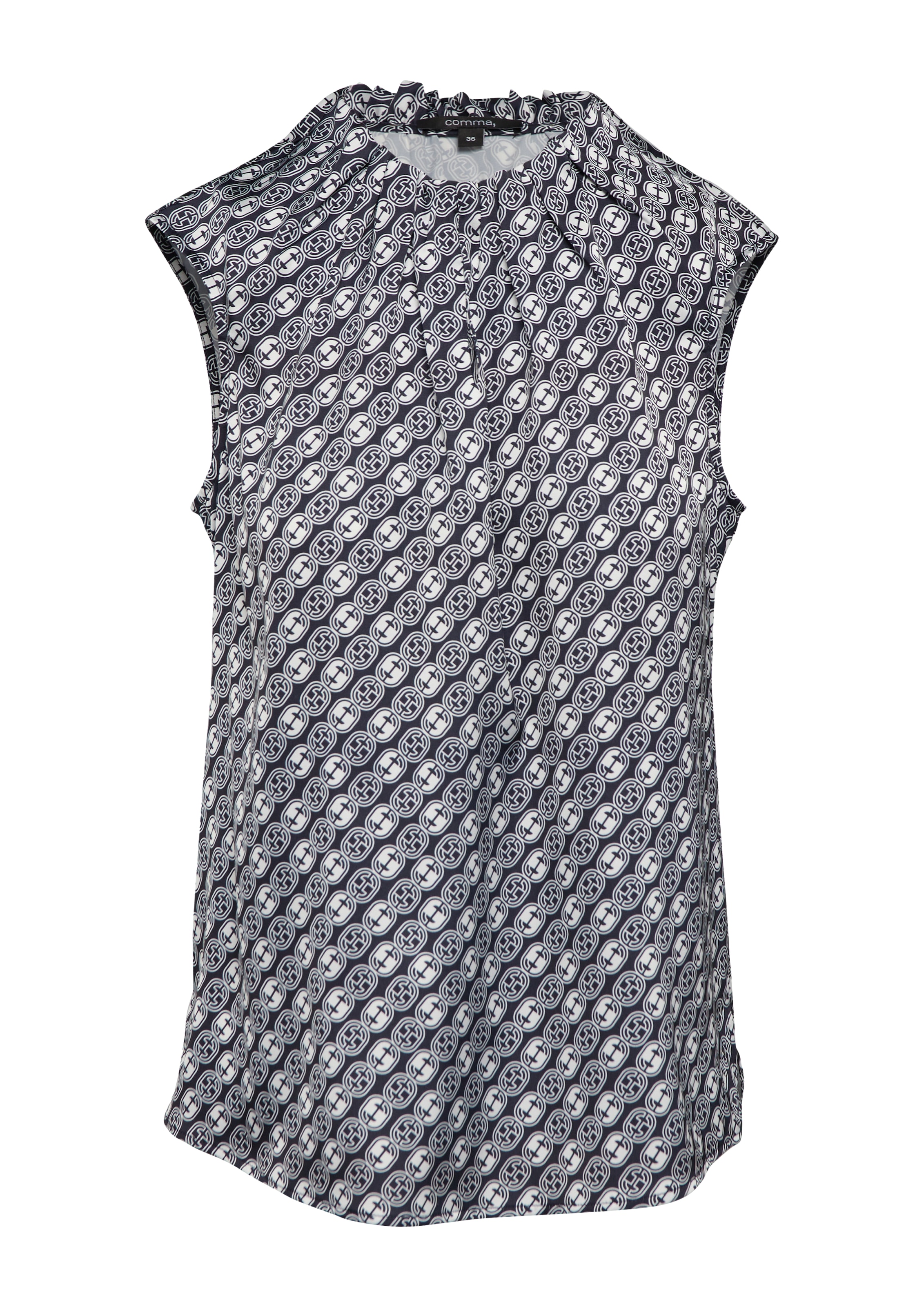 COMMA Pluus, värv sinine: eest vaates