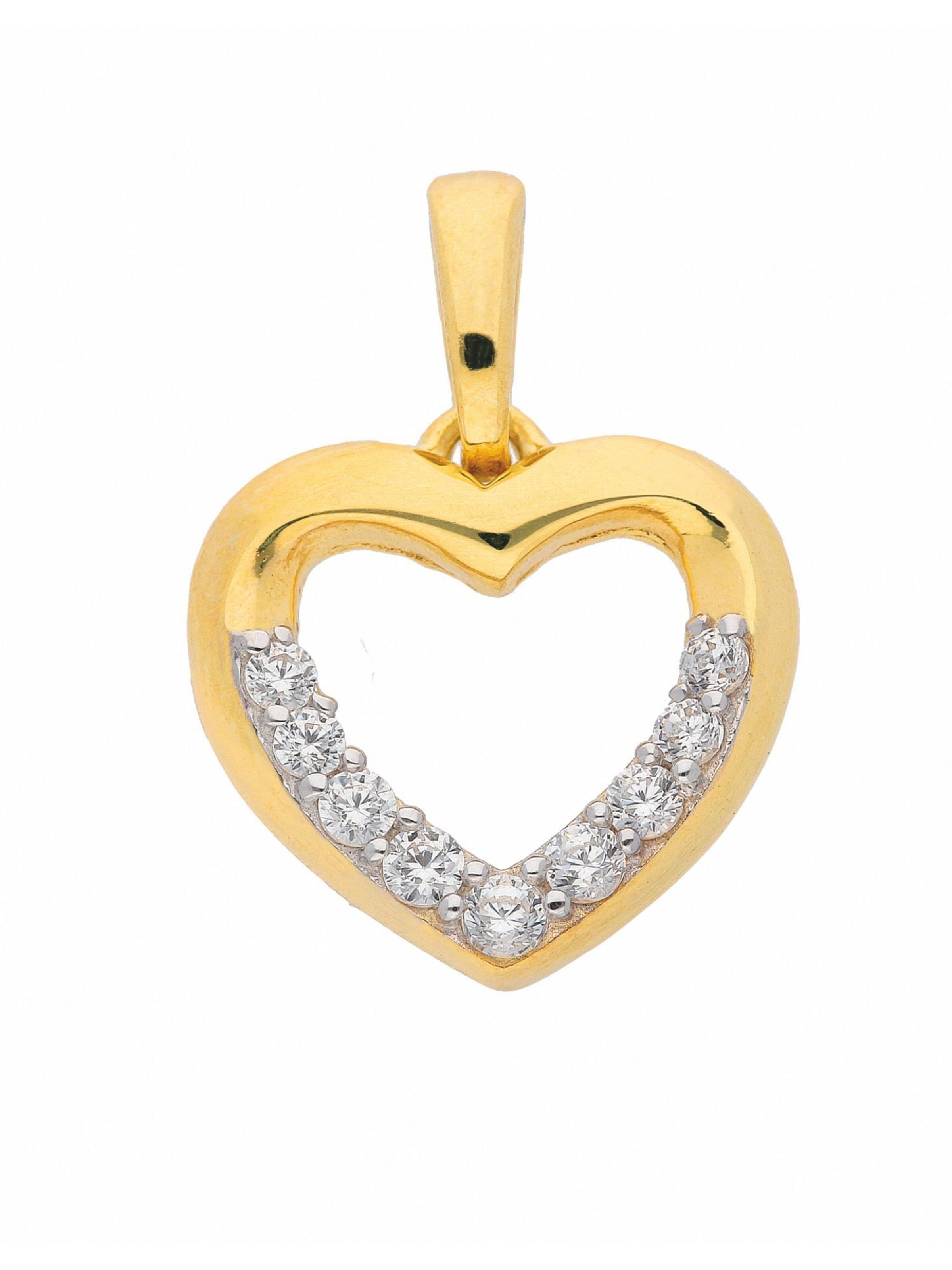 Adelia´s Pendant 'Herz' in Gold: front