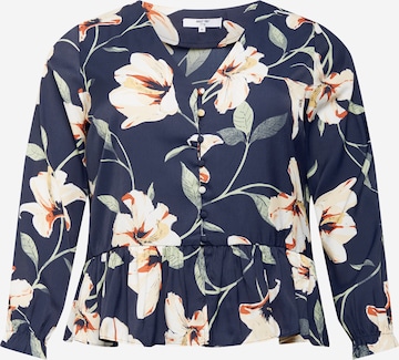 ABOUT YOU Curvy Bluse 'Mandy' in Blau: Vorderseite