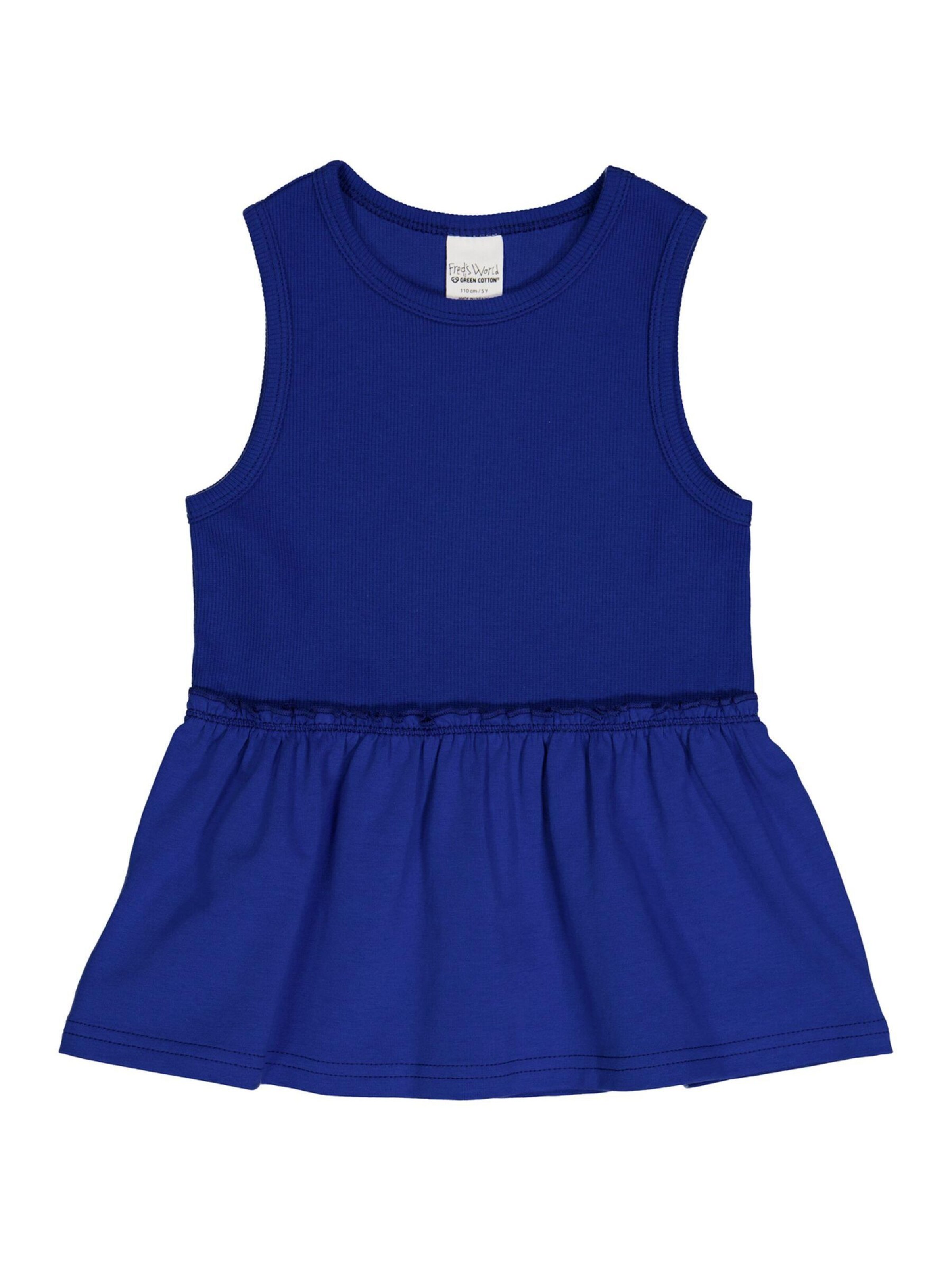 Robe Fred's World by GREEN COTTON en bleu : devant