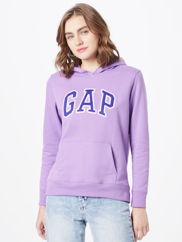 Sweat-shirt GAP en violet : devant