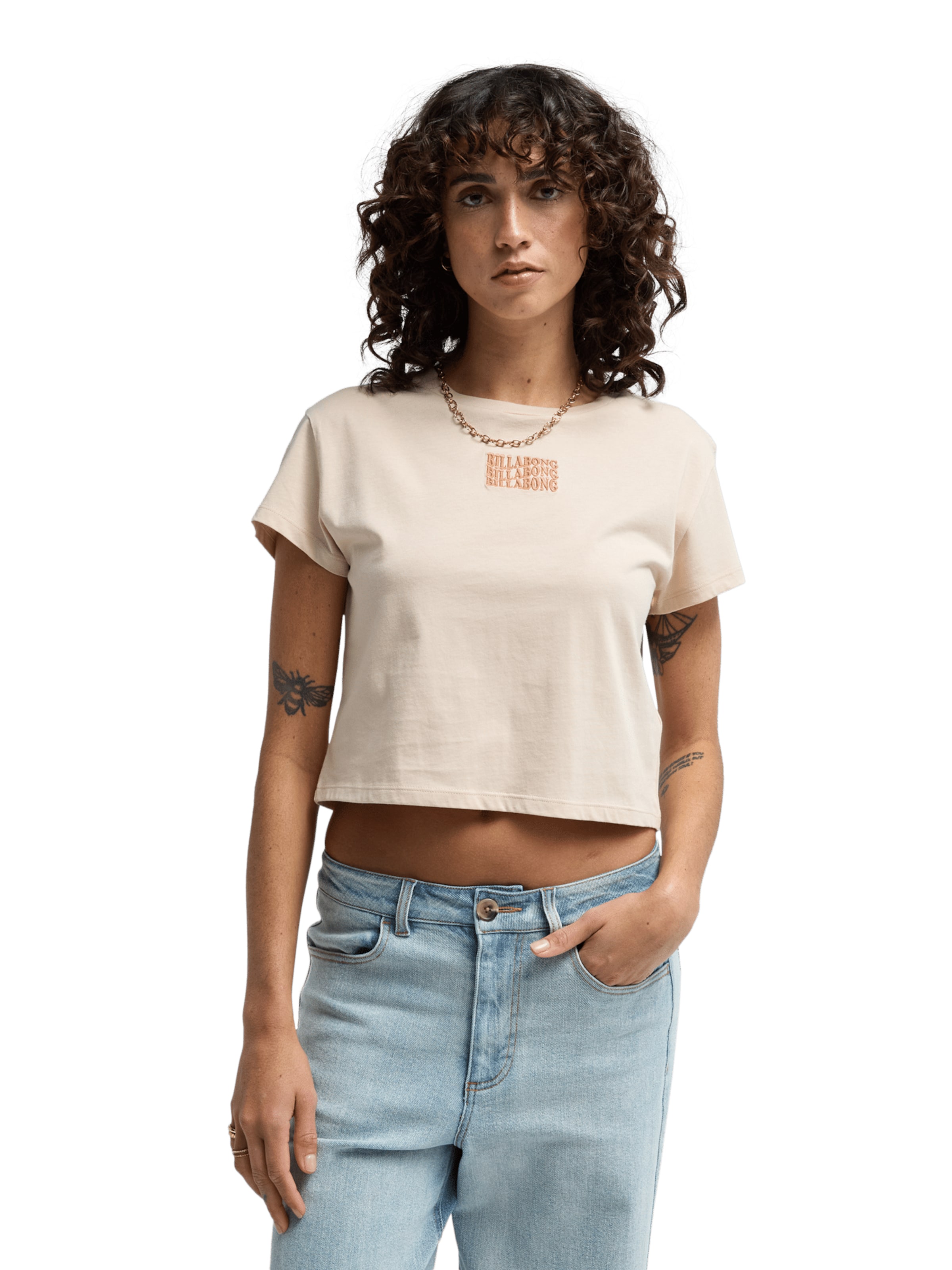 BILLABONG Shirt in Beige: front