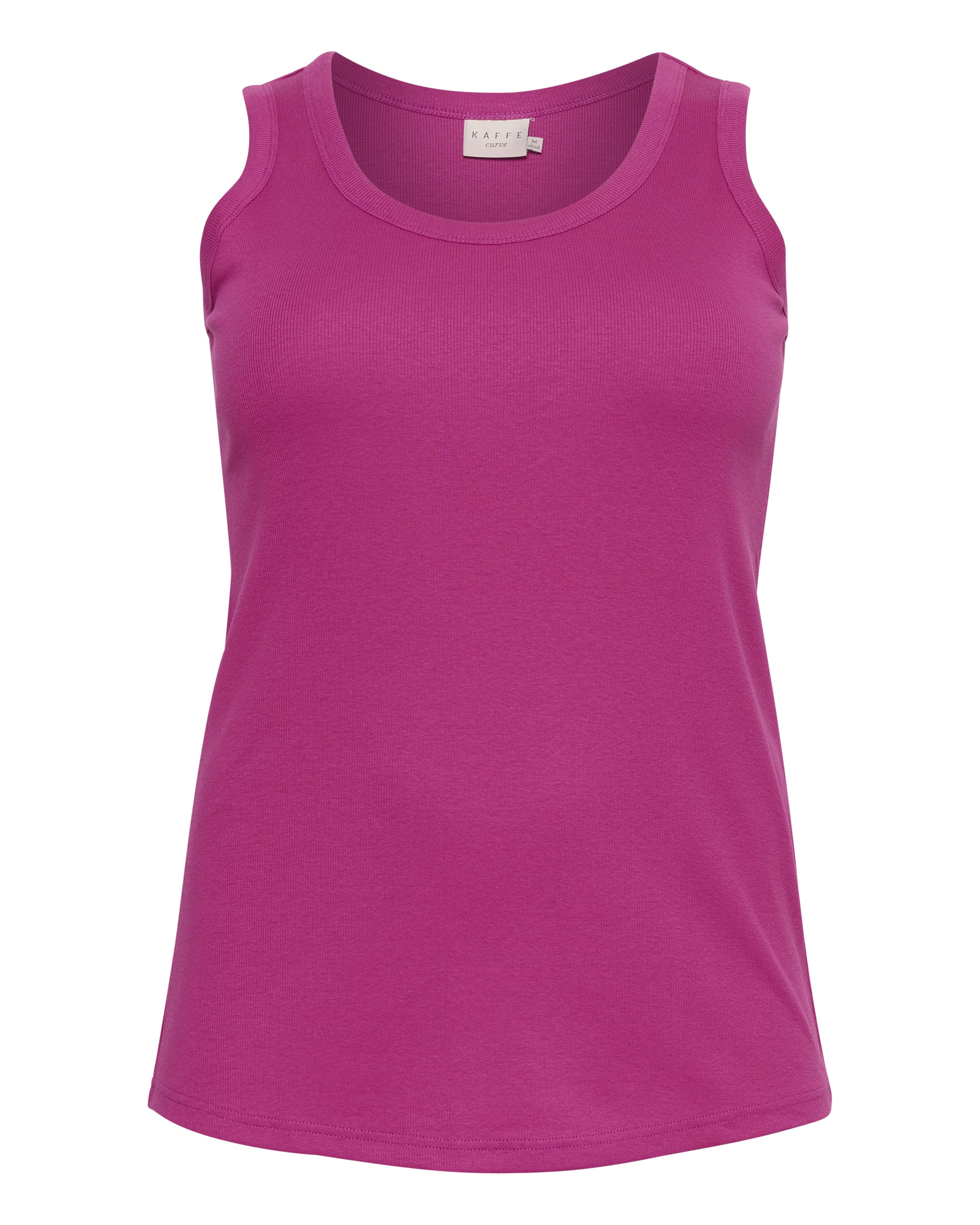 KAFFE CURVE Топ 'Carina' в Ярко-розовый: спереди