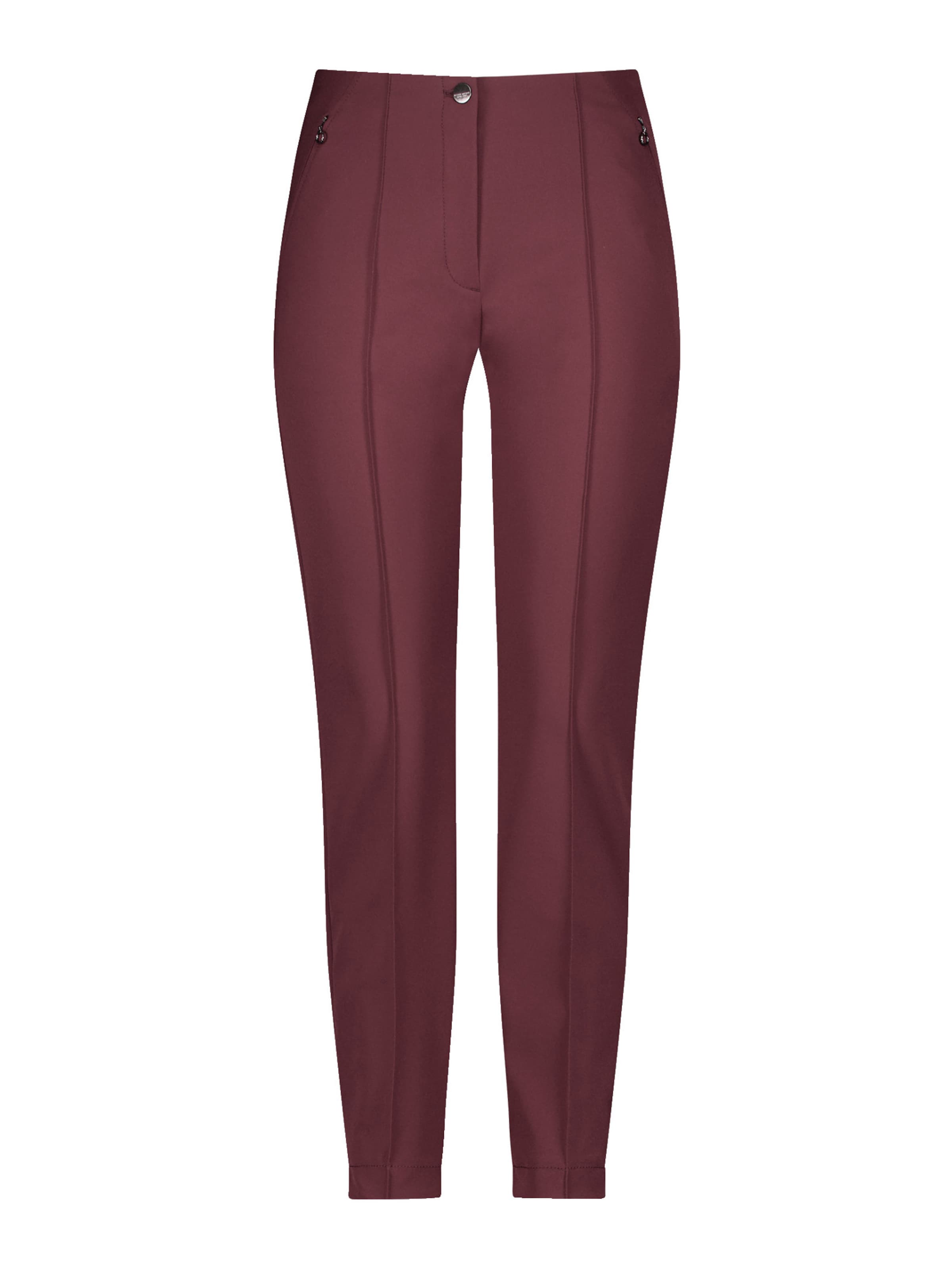 GERRY WEBER Úzky strih Nohavice 'SAN꞉YA' - Hnedá: predná strana