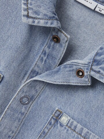 Coupe regular Chemise NAME IT en bleu