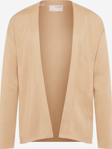 SELECTED HOMME Kofta 'RODGER' i beige: framsida