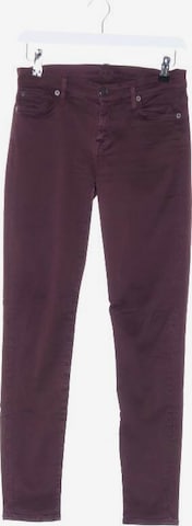 7 for all mankind Hose XS in Rot: predná strana