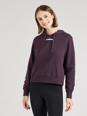 Hummel Sports sweatshirt 'ELEMENTAL' in Purple: front