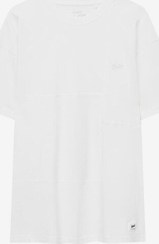 Pull&Bear Koszulka w kolorze biały: przód