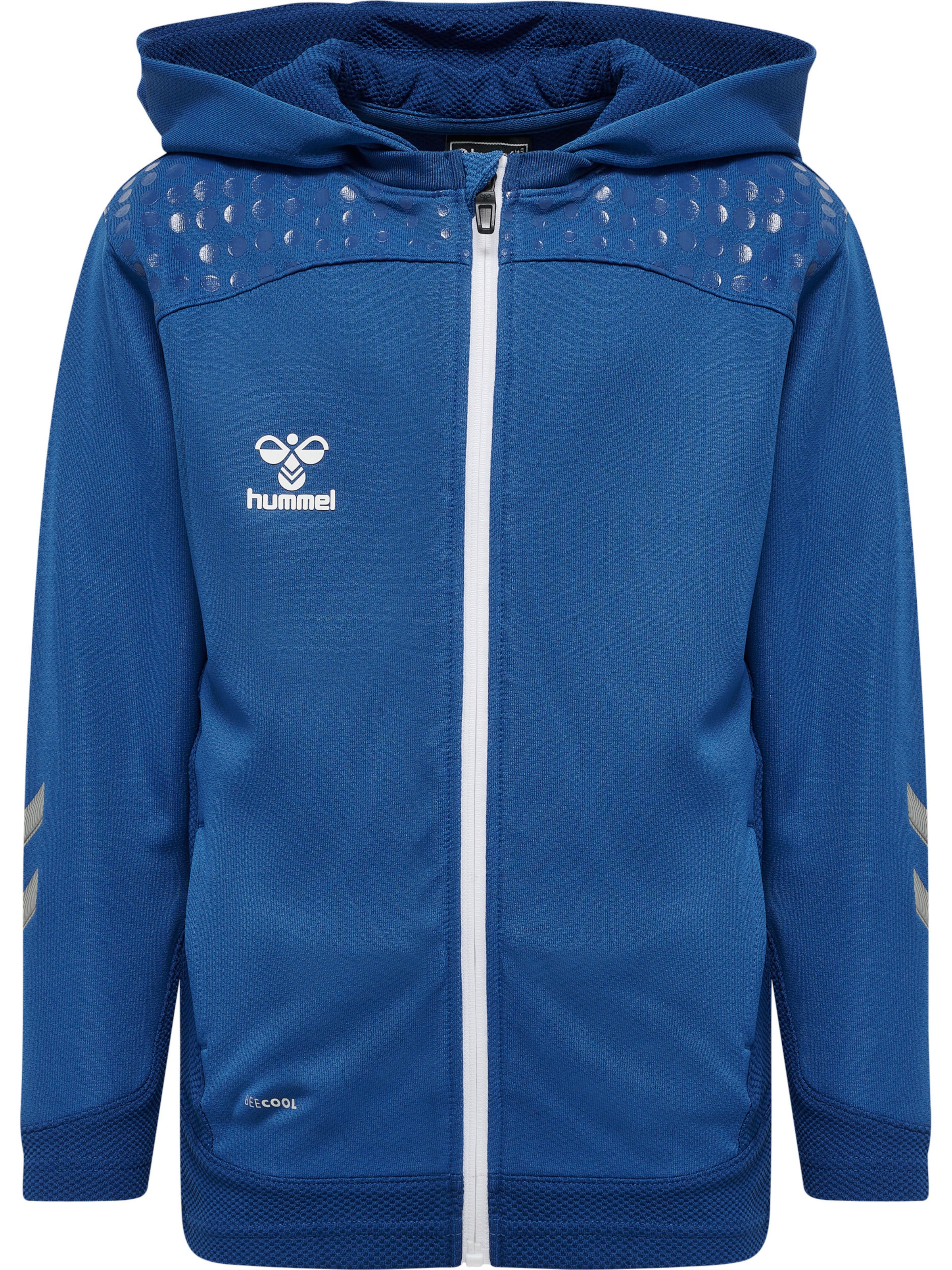Hummel Sportssweatjakke i blå: forside