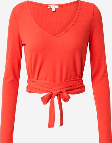 Pepe Jeans Shirt 'CATHERINE' in Rot: predná strana