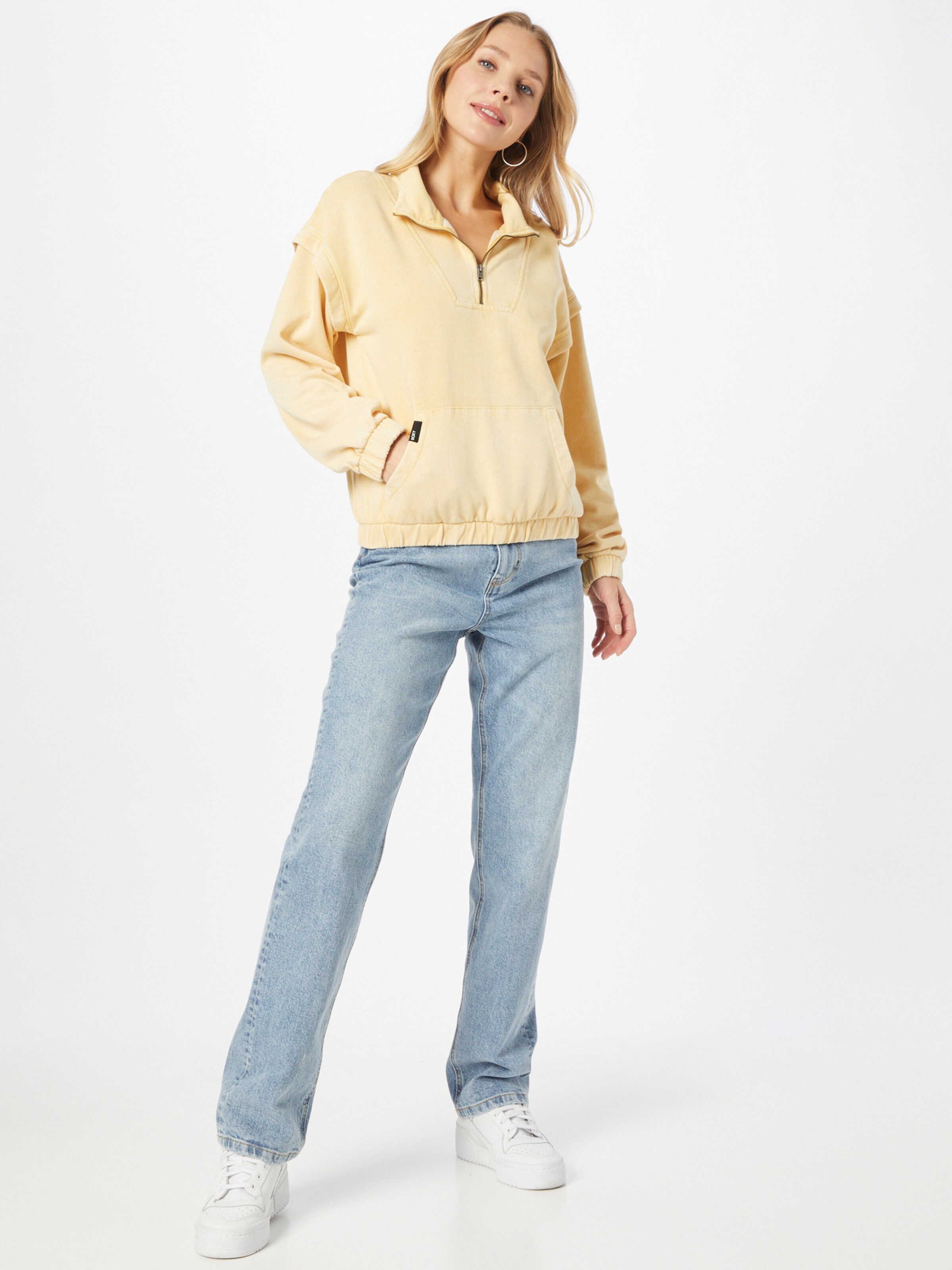 Frauen Sweat ROXY Sweatshirt 'LOCALS' in Gelb - GE61515 Frauen Sweat ROXY Sweatshirt 'LOCALS' in Gelb - GE61515