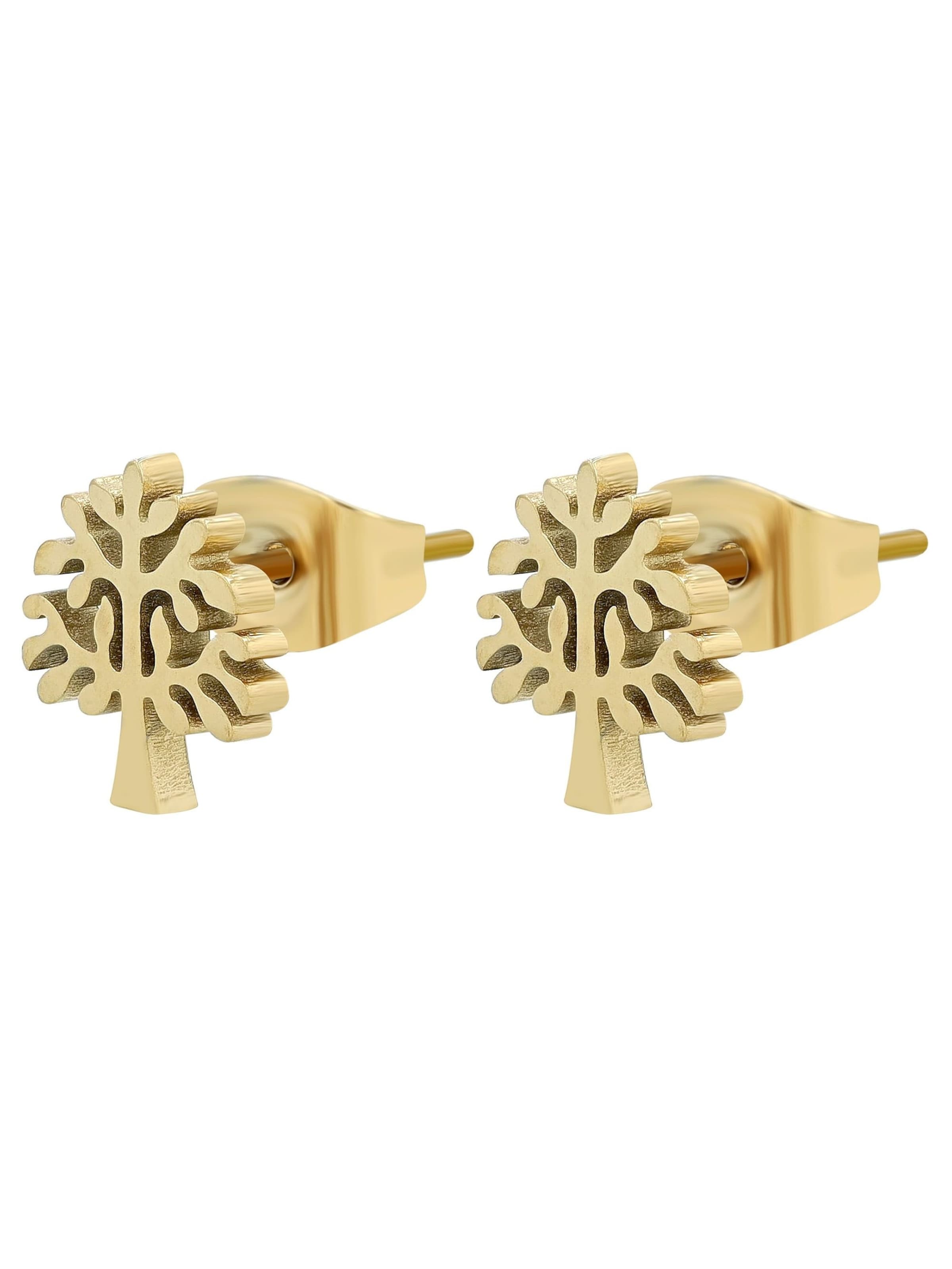 Akzent Earrings 'Vale, hautverträglich' in Gold