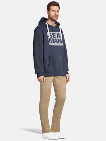 Sweat-shirt 'HEFF' salzhaut en bleu