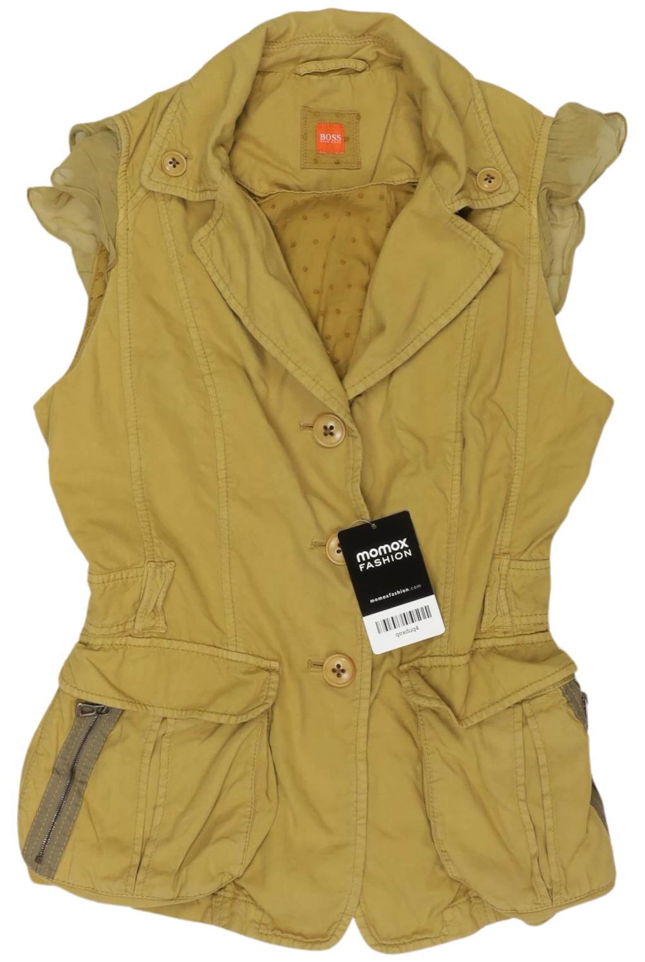 BOSS Weste XXS in Gelb: Vorderseite
