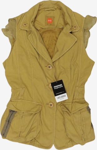 BOSS Weste XXS in Gelb: Vorderseite