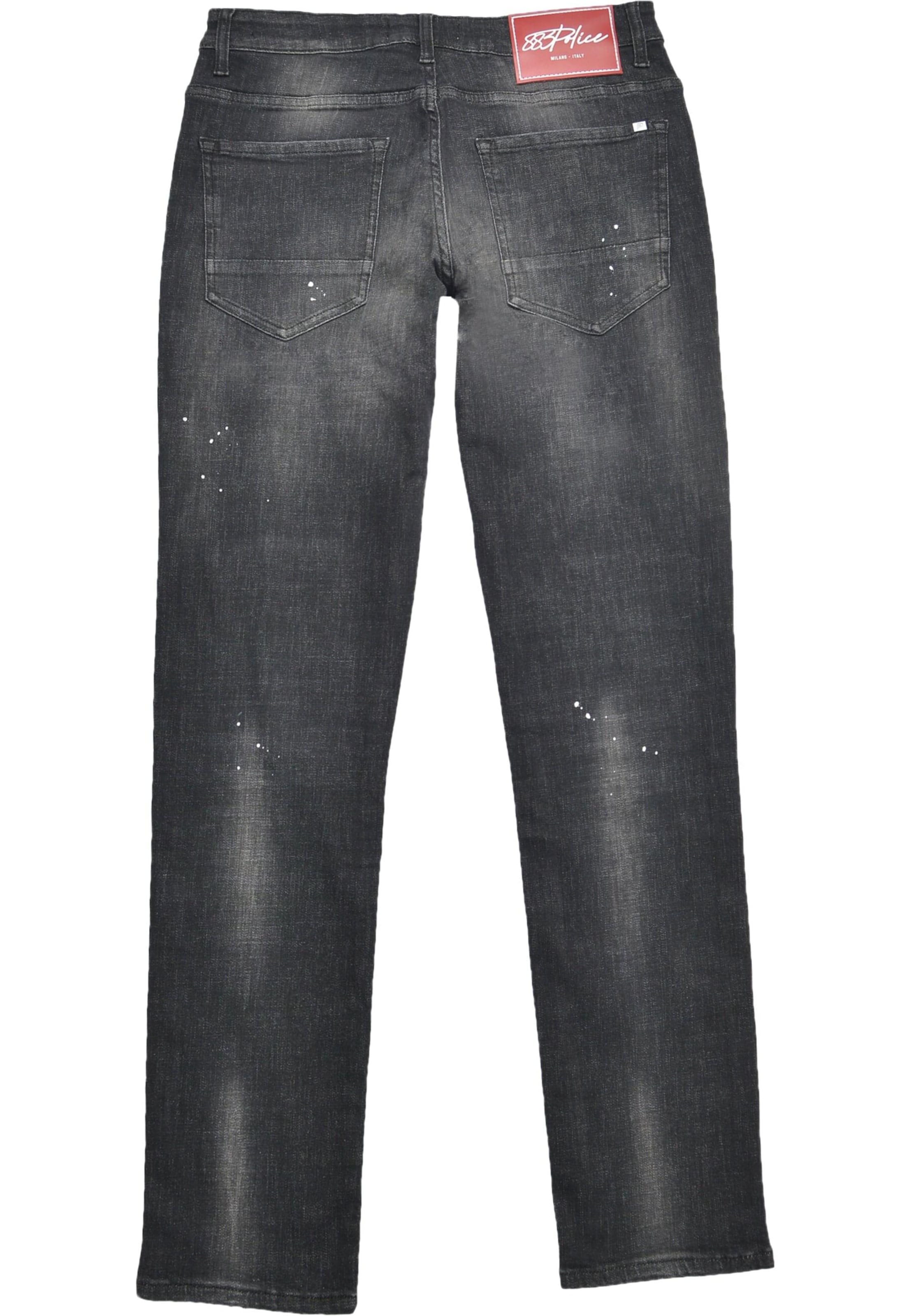 883Police Normální Džíny 'Todd 1059Dino' – černá