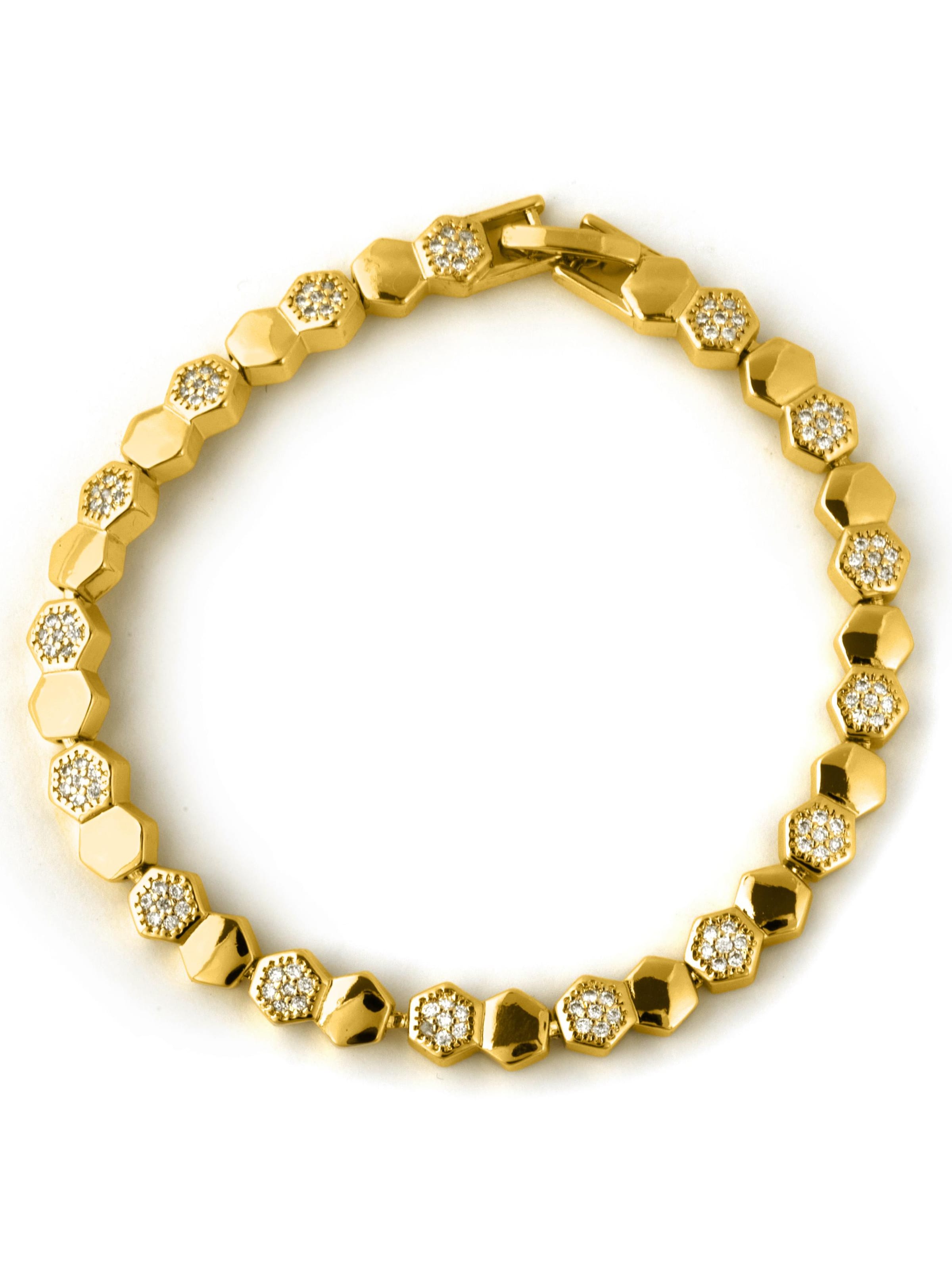 Luxenter Armband 'Lyth' in gold, Produktansicht