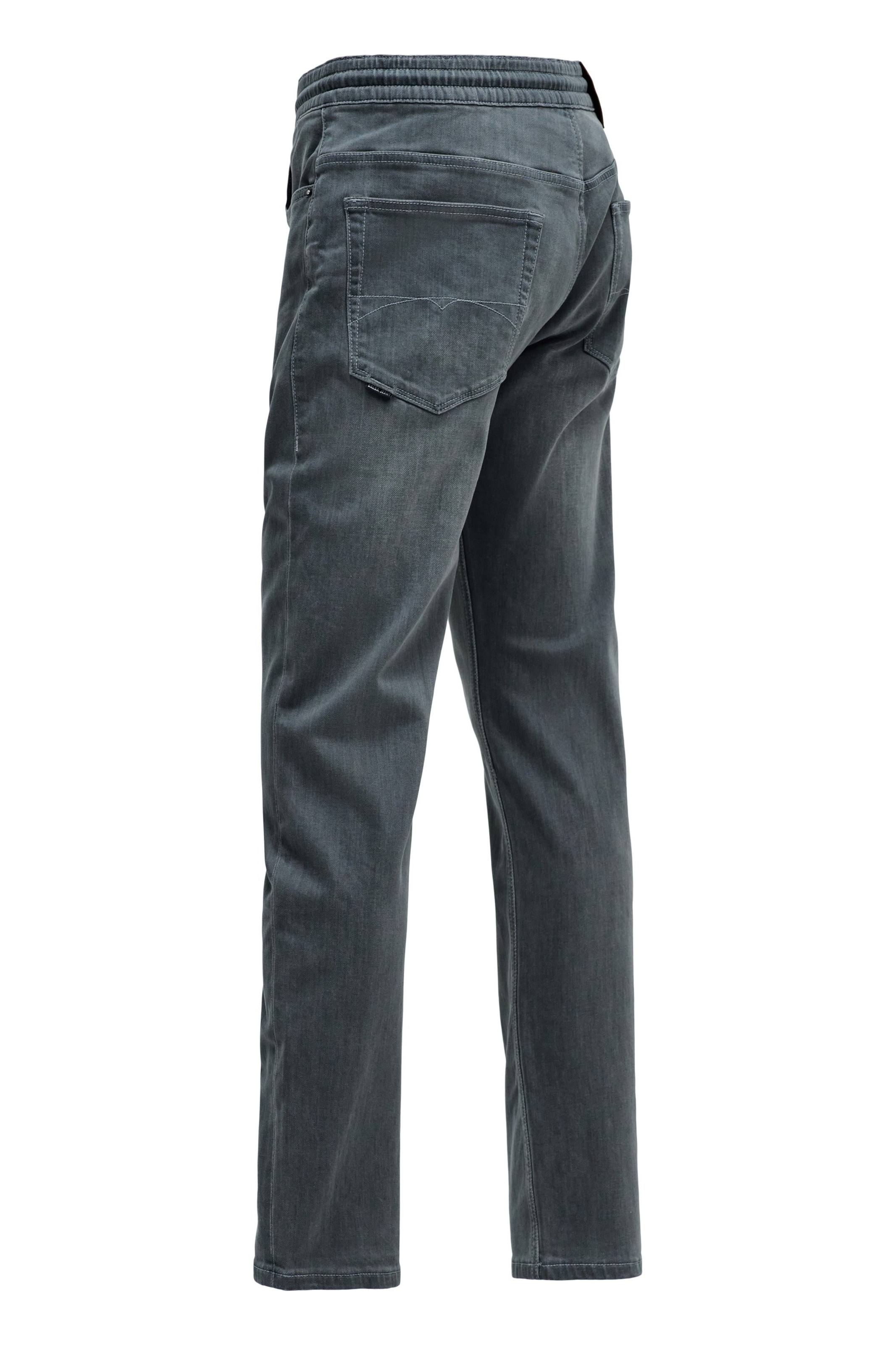 Regular Pantalon chino Salsa Jeans en gris