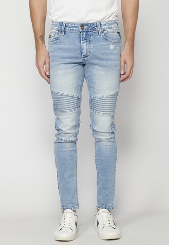 KOROSHI Skinny Jeans in Blau: Vorderseite