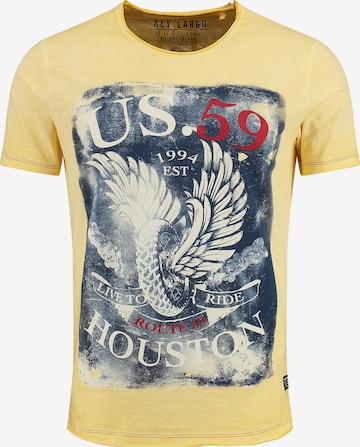 Key Largo Shirt 'MT HOUSTON' in Geel: voorkant