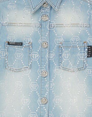 Chemisier Philipp Plein en bleu