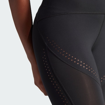 ADIDAS BY STELLA MCCARTNEY Skinny Sports trousers 'TruePurpose Optime' in Black