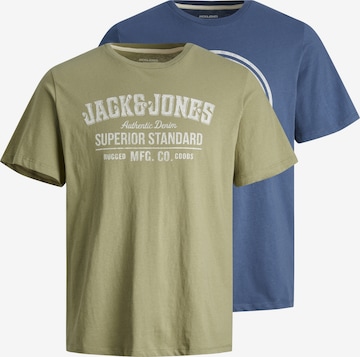 JACK & JONES T-shirt 'Ejeans' i blå: framsida