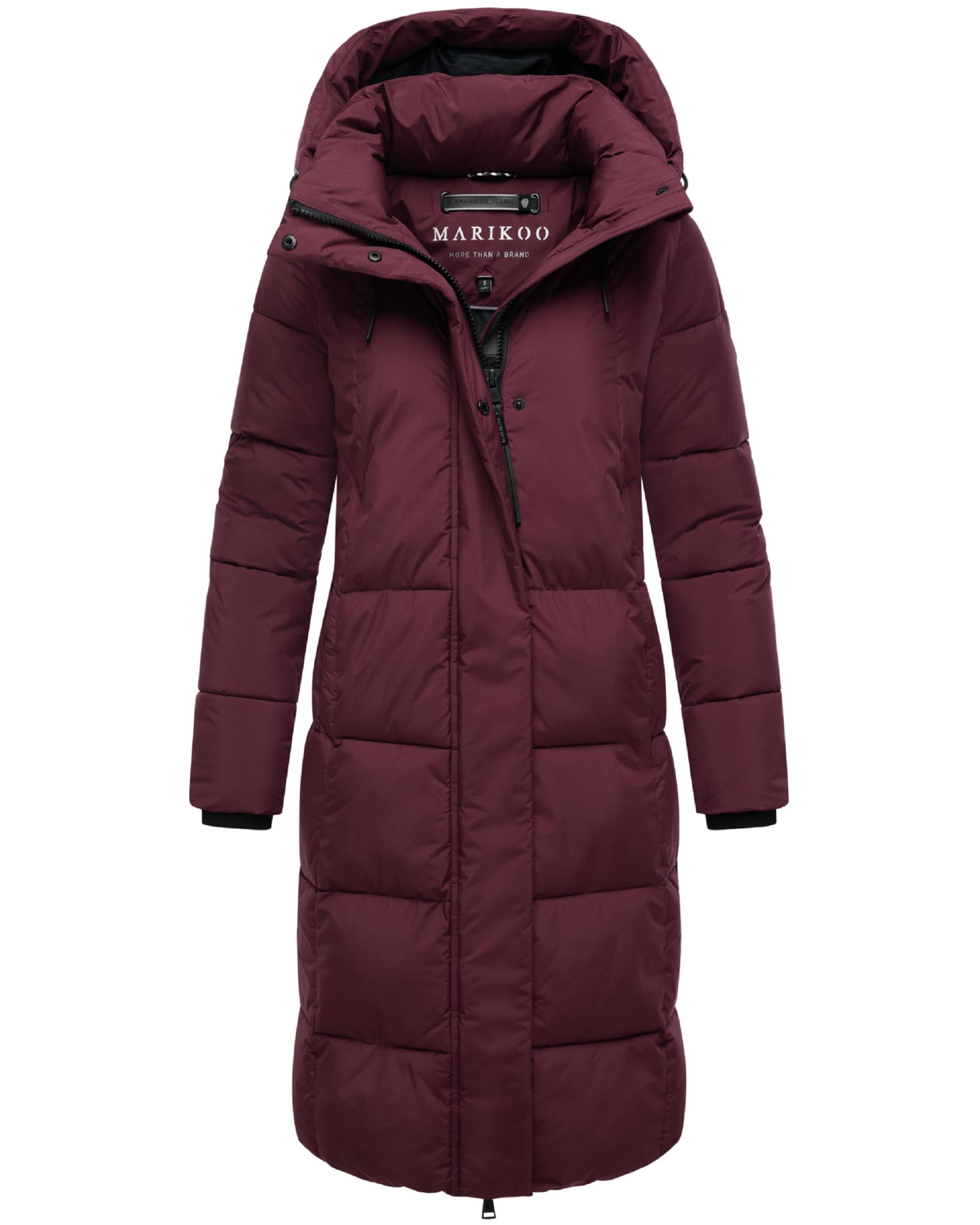 MARIKOO Winter Coat 'Chumanii XVI' in Red
