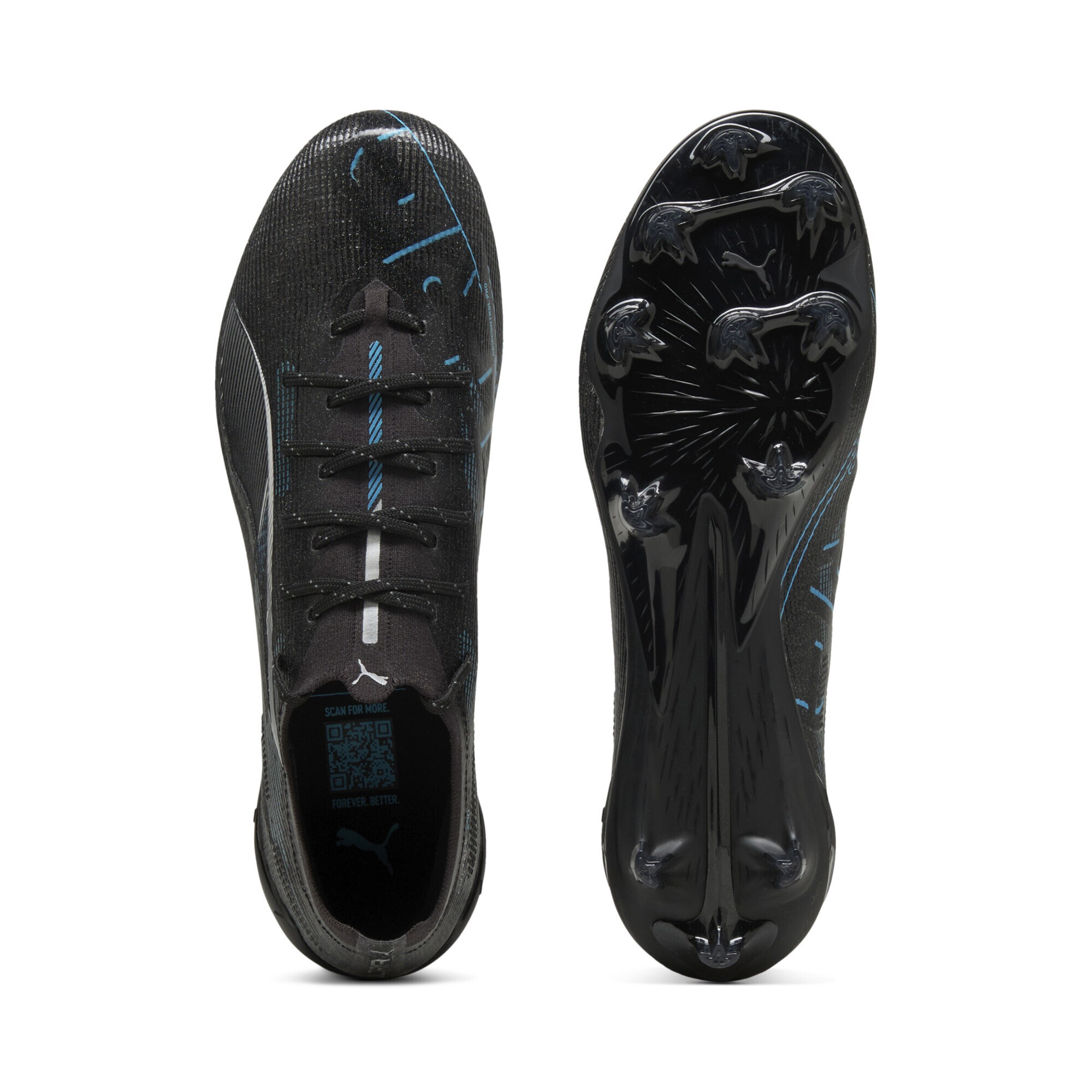 Chaussure de foot 'Ultra 5 Ultimate' PUMA en noir