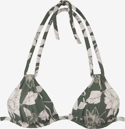 s.Oliver Bikinitoppi 'LM' värissä beige / vihreä, Tuotenäkymä